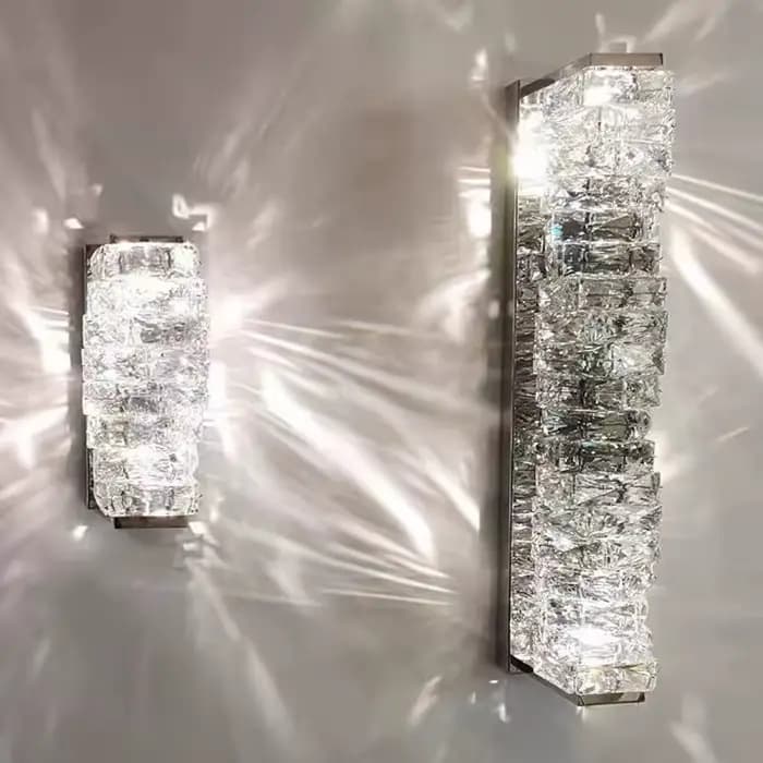 Applique murale en cristal de luxe de haute qualité pour chambre à coucher, chevet, salon, décoration créative de la maison, luminaire Led