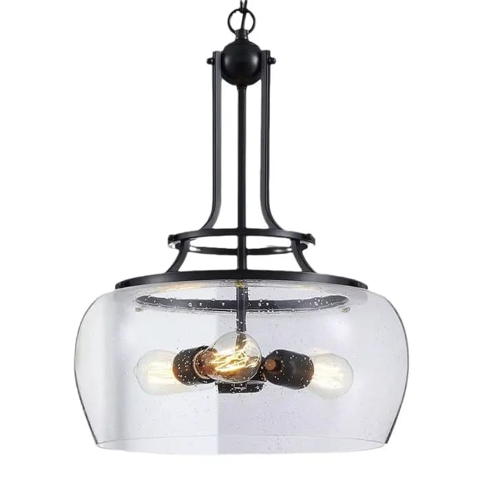 Lampe suspendue Led en verre rétro américain, décoration de la maison, salon, salle à manger, chambre à coucher, comptoir de bar, luminaires de couloir