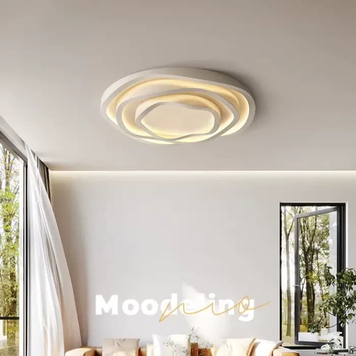 Plafonnier LED rond moderne salon chambre cuisine Table à manger minimaliste décoration de la maison Lustre suspension luminaire