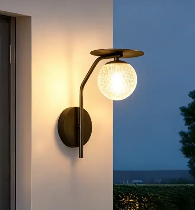 Applique murale LED extérieure moderne, minimaliste et étanche, idéale pour les couloirs, les cours et les terrasses