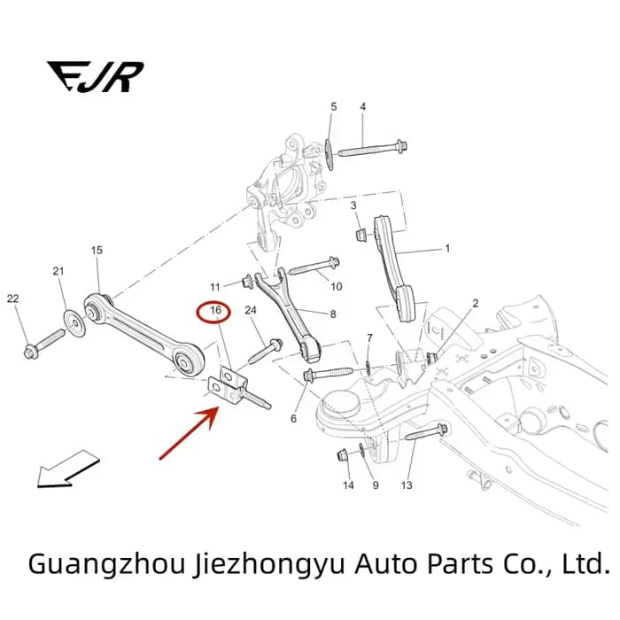 Support de contrôleur de système de suspension, MaserSauGhibmovies, Droante, Quattroporte, 670006270