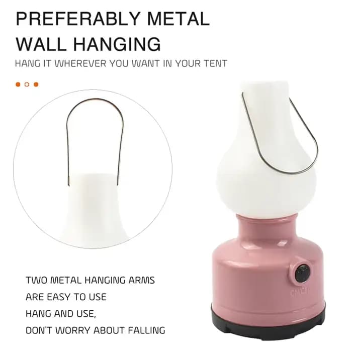Portable Camping Lumières Étanche En Plein Air Camp Lampe 2 Modes D'éclairage Tente Lampe pour Randonnée Escalade Cour