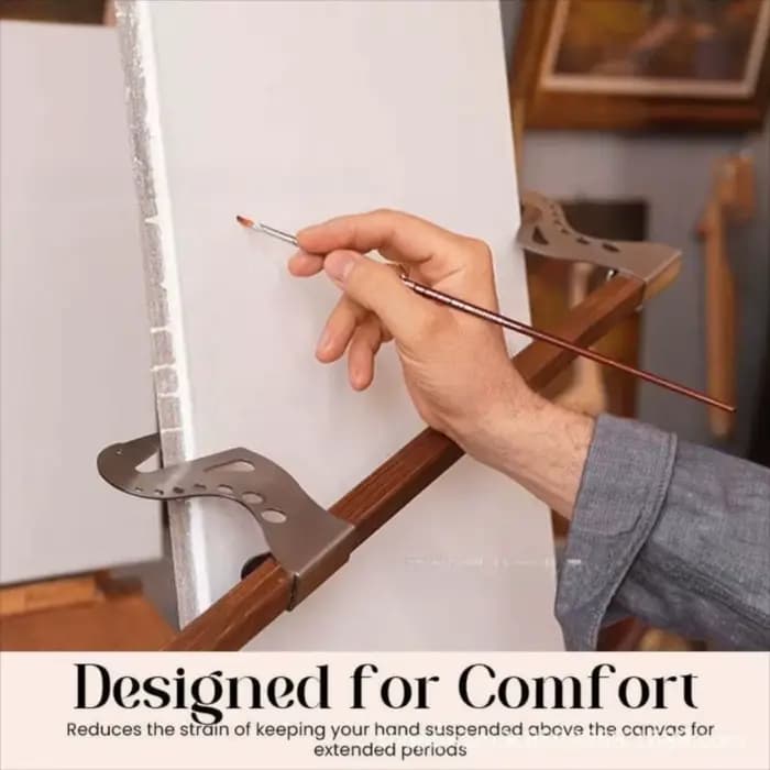 Support de table pour artiste en bois, réglable en hauteur et en angle, robuste, pour peinture à l'huile, avec conception suspendue pour une meilleure stabilité