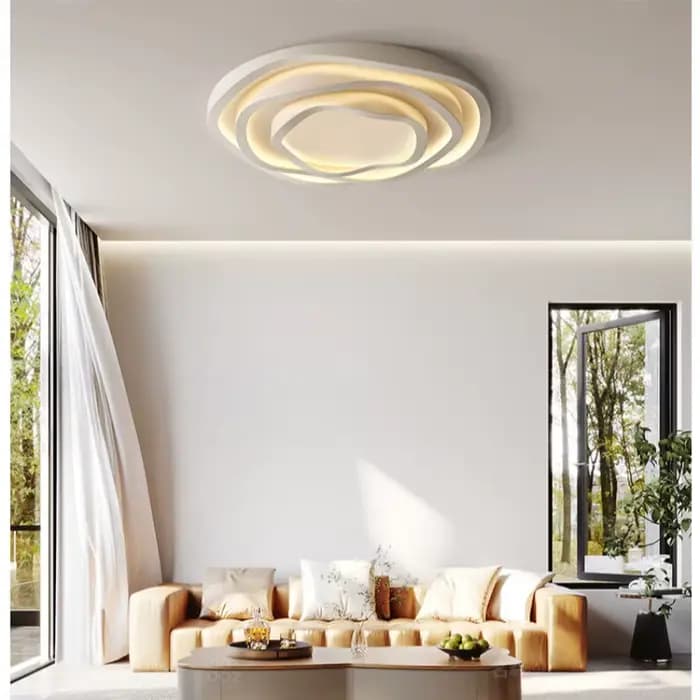 Plafonnier LED rond moderne salon chambre cuisine Table à manger minimaliste décoration de la maison Lustre suspension luminaire
