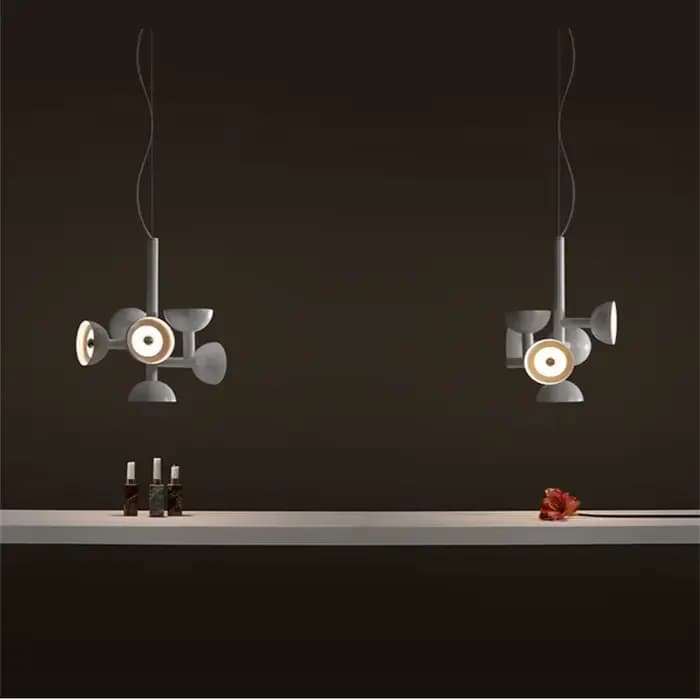 Plafonnier LED au design créatif danois post-moderne, éclairage d'intérieur, luminaire décoratif d'intérieur, idéal pour un salon, une chambre à coucher ou un Restaurant