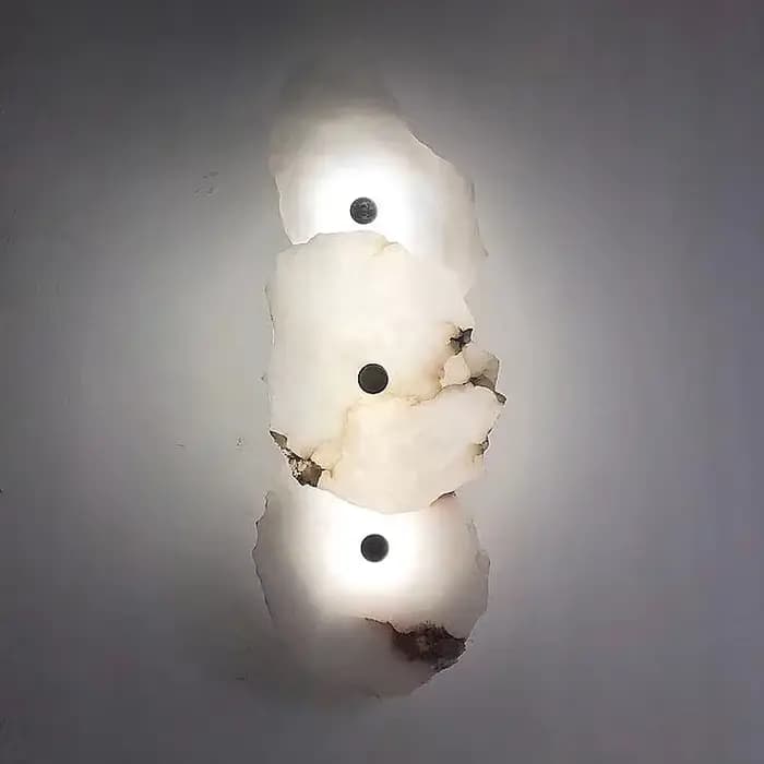 Applique murale en marbre naturel, éclairage de luxe, pour chambre à coucher, salon, salle à manger, décoration murale, Design artistique moderne, éclairage de décoration pour la maison