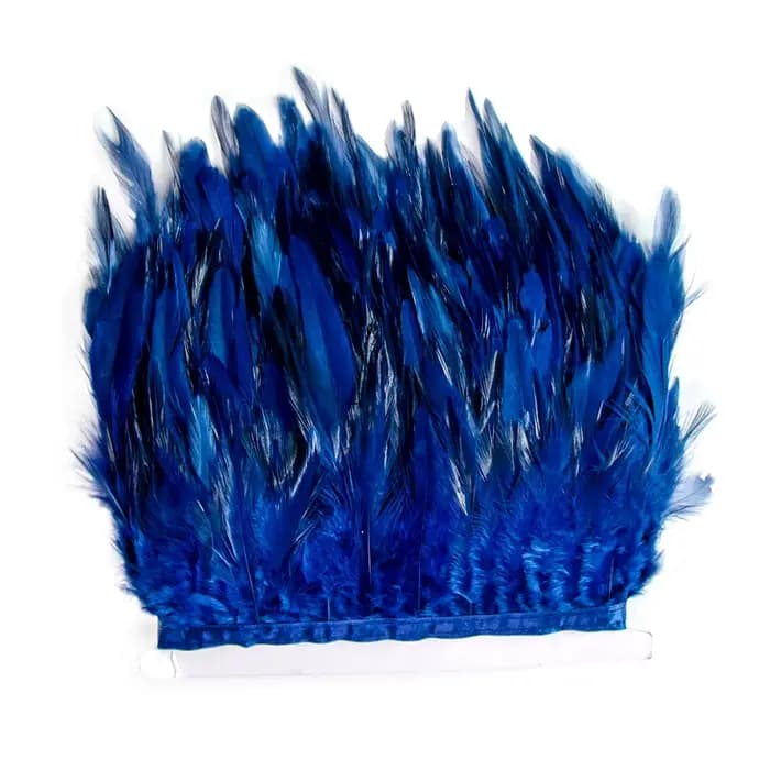 Plumes de faisan de dégager multicolores jetables, garniture à franges pour l'artisanat, décoration de robe, plume de coq naturelle gratuite, 1 mètre