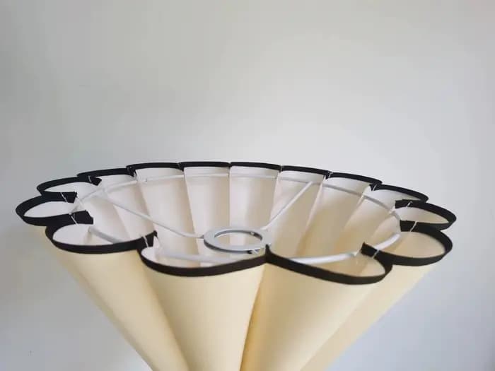 Abat-jour pétale en tissu E26 E27 pour lampes de Table lampadaires lustres lampes de chevet plafonniers LED abat-jour de remplacement