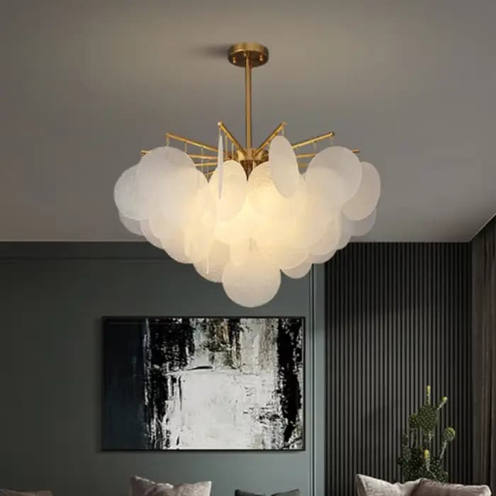 Nimbus cascade lustre moderne verre plafond lustre Art décor E14 suspension lampe décor à la maison salon suspension lumière