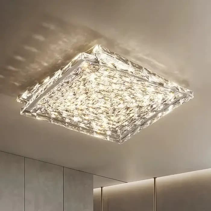 Plafonniers en cristal de luxe lustre conceptions modernes pour salon chambre éclairage intérieur plafonnier décor à la maison luminaire