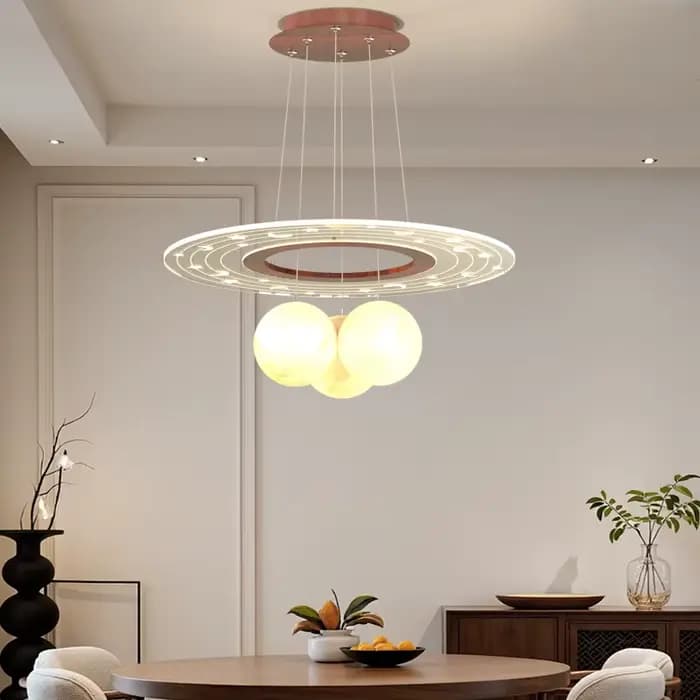 Luminaires de plafond de luxe effet glace craquelée pour salon, éclairage de chambre italien haut de gamme intelligent avec protection oculaire, luminaire d'intérieur pour la maison
