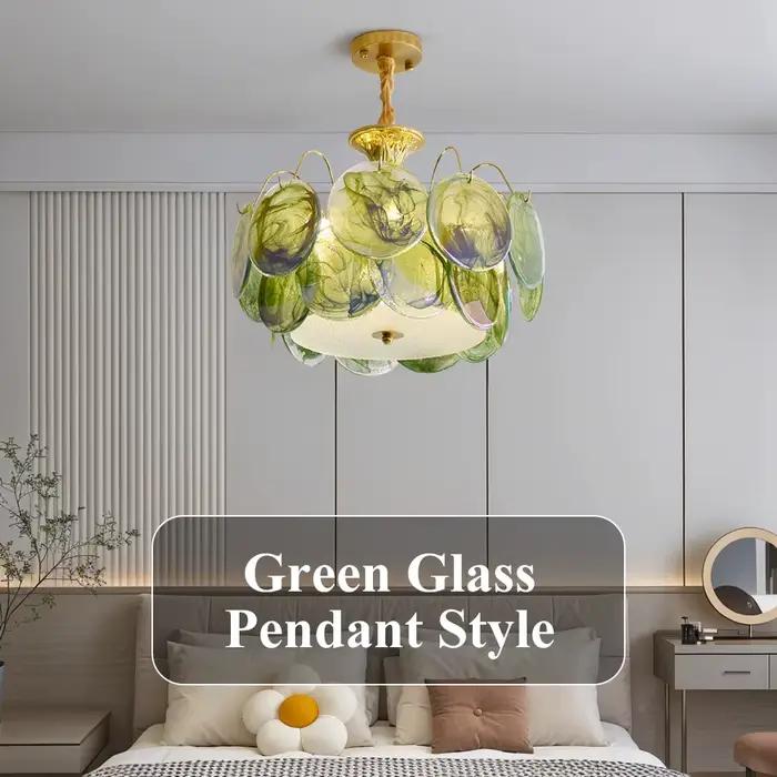 Lustre de luxe en verre de Murano, luminaire de plafond coloré à LED pour salon, magasin, restaurant, chambre à coucher, style vintage