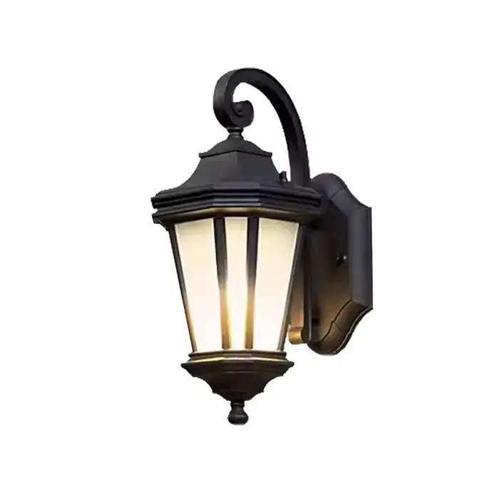 Applique murale LED extérieure moderne et étanche, éclairage d'entrée minimaliste pour cour, jardin et design extérieur