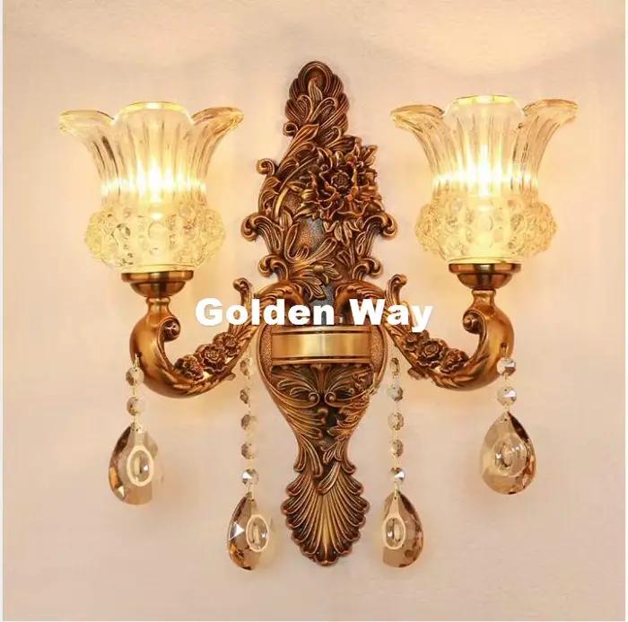 Applique murale de luxe en laiton couleur Bronze, décoration, éclairage d'intérieur, E14