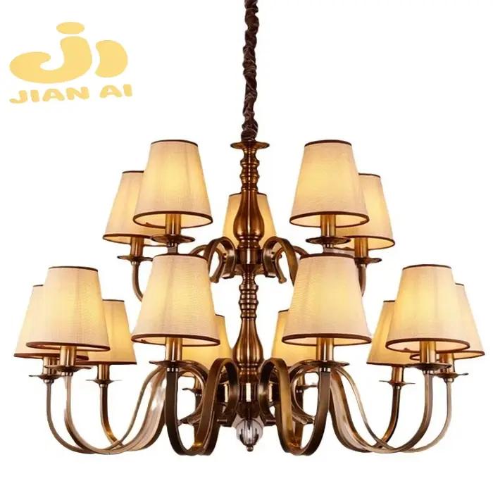 Lustre LED Classique de Luxe Style Européen pour Salon et Chambre à Coucher, Luminaire Suspendu Rustique Spécial pour Décoration Intérieure