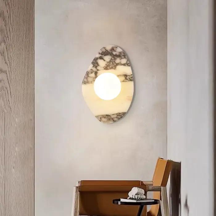 Lampe murale Led créative en marbre nordique pour salon chambre à coucher entrée étude luminaires d'intérieur modernes élégants pour décoration de maison