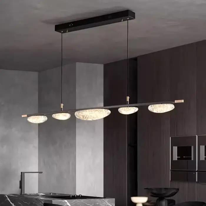Lampe suspendue de luxe pour restaurant, design créatif, moderne et minimaliste, table à manger, comptoir de bar, salon de thé