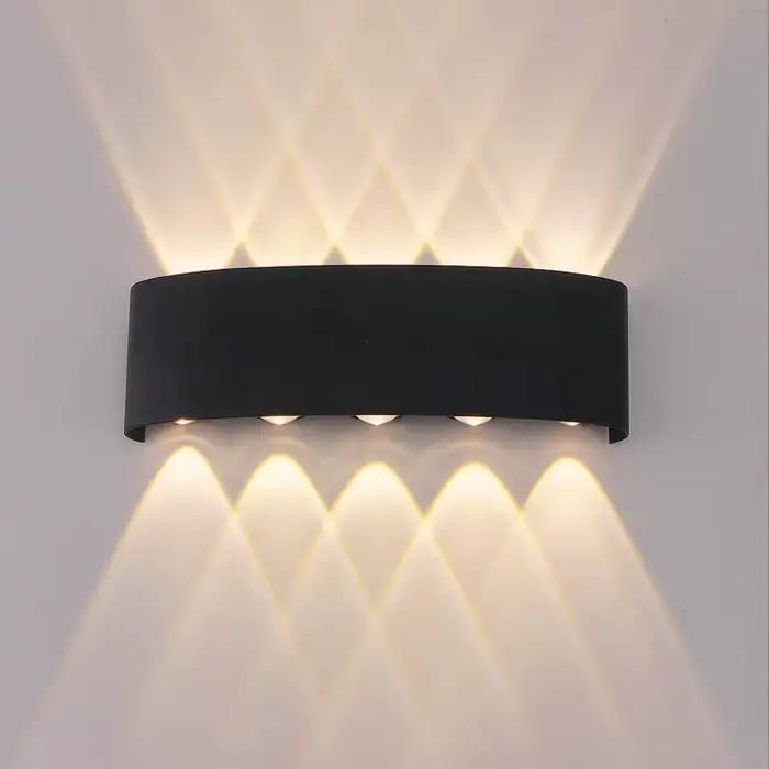 Applique murale LED haut et bas, imperméable, éclairage intérieur et extérieur, pour chambre à coucher, salon, couloir