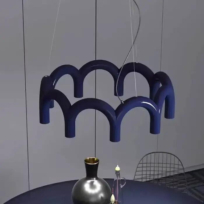 Lustre moderne en forme de U, éclairage de décoration pour chambre à coucher, cuisine, Bar, lampes longues, Restaurant, 2025