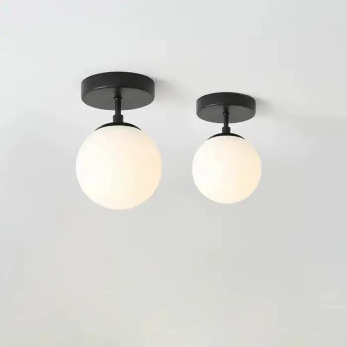 Plafonnier d'allée de style créatif nordique, luminaire décoratif simple, hall d'entrée moderne, balcon d'entrée