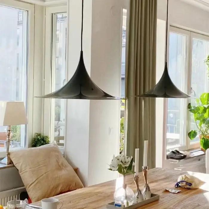 Lampe LED suspendue au design français moderne, pour Table à manger, lampe d'étude, nordique, danois, Restaurant, comptoir de Bar, décoration Simple, éclairage