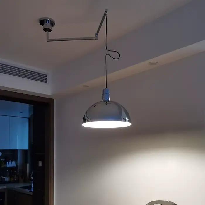 Style minimaliste scandinave suspension réglage rotatif salle à manger suspension lampe d'étude décor maison lustre