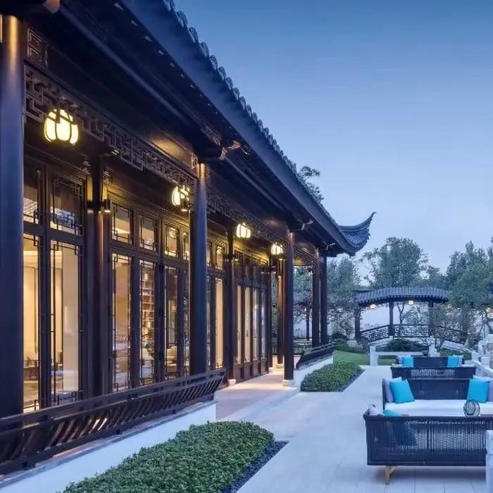 Lustre extérieur nouvelle villa créative chinoise jardin cour pavillon terrasse porche balcon extérieur lustre étanche lumière