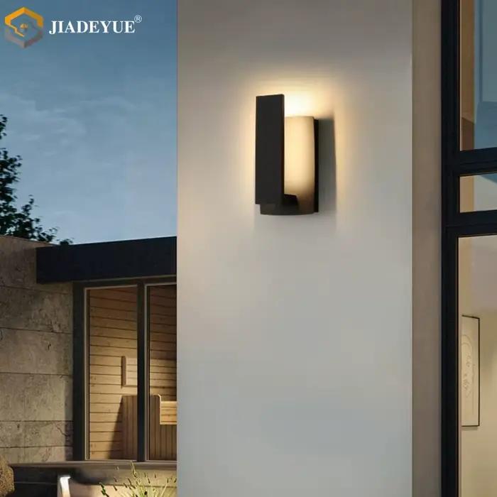 Applique extérieure étanche, balcon de villa LED, entrée, couloir, lampe de cour, éclairage extérieur moderne et simple