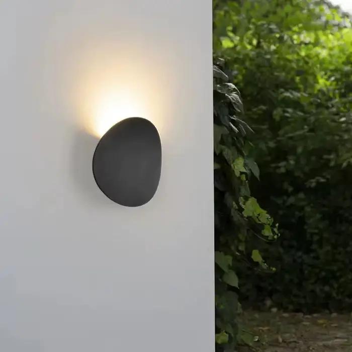 Lampe murale LED d'extérieur étanche pour balcon, villa, jardin, cour, salon, chambre à coucher, lampe de chevet créative de luxe