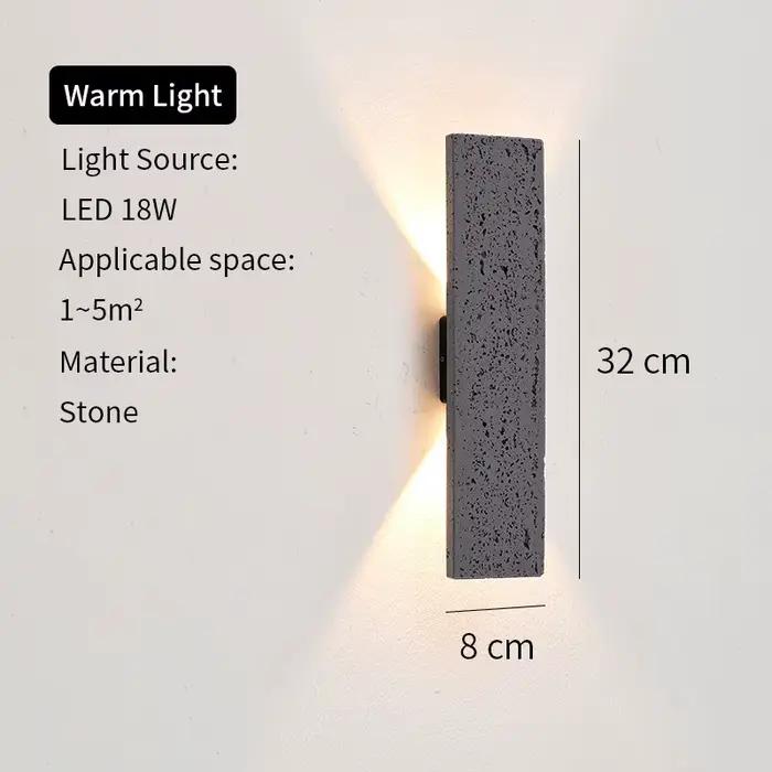 LED extérieur porche appliques murales en aluminium extérieur luminaires muraux IP65 lampe étanche pour maison Patio porte Garage Decorat
