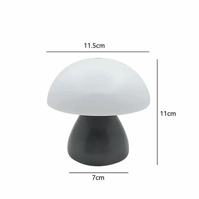 Lampe de Table Led champignon charge tactile bureau café Bar, décoration de chambre d'hôtel, atmosphère créative nordique, petite veilleuse