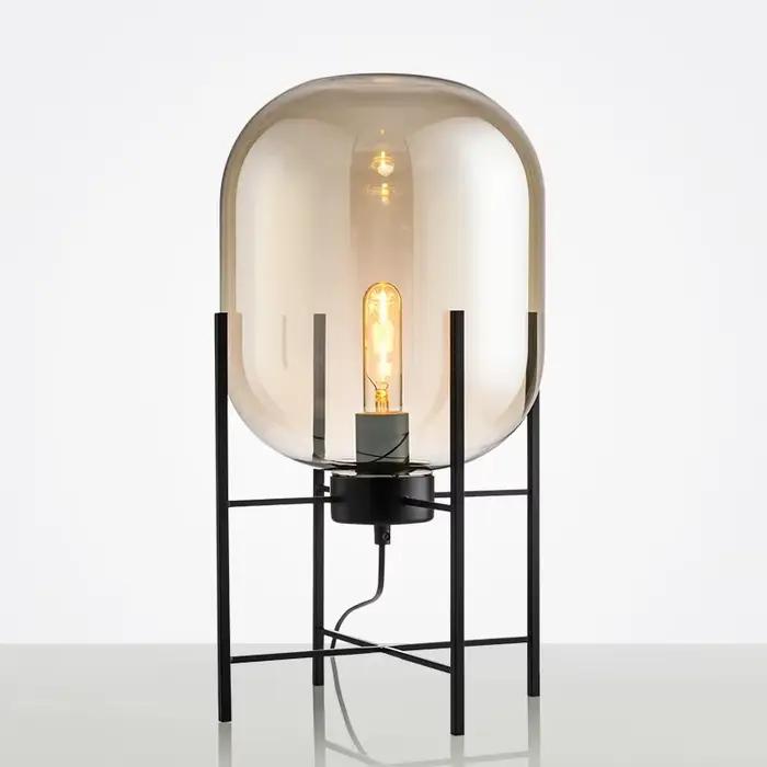 Lampe de Table nordique postmoderne E27 lampes de Table en verre pour salon chambre étude bureau décoration lumières maison nuit lampe de chevet
