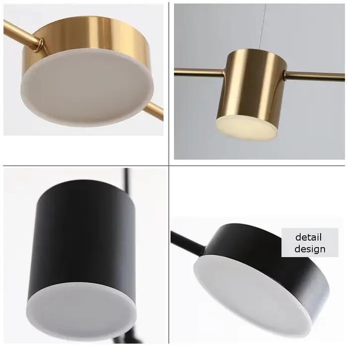 Lustres décoratifs pour la décoration de la maison, luminaire de style minimaliste en forme de branche, parfait pour la salle à manger, le bar, la cuisine