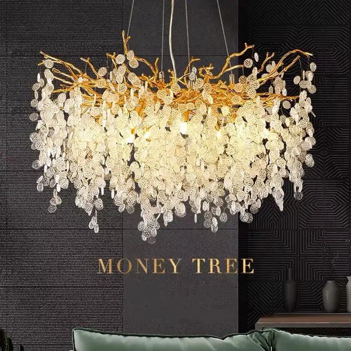 Lustre en cristal de luxe pour salon et salle à manger, décoration artistique pour la maison, lustres d'intérieur modernes, luminaire Ludéviation, 2025