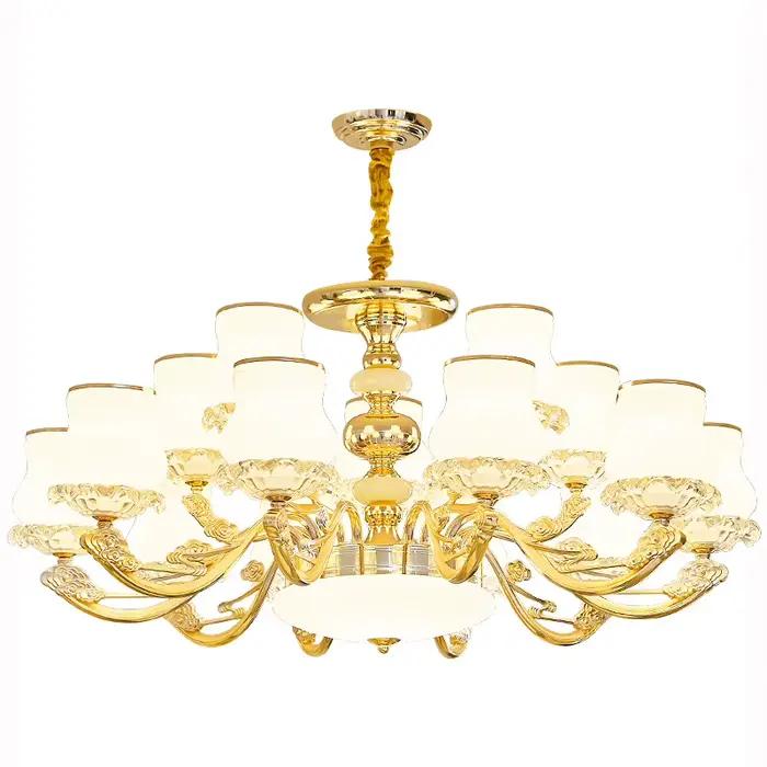 Lustre moderne pour salon, lampes de hall européennes, luminaires de salle à manger et chambre à coucher, éclairage d'ambiance de luxe