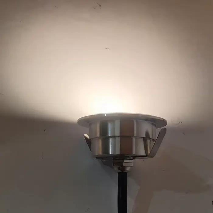 Led étanche 2W 3W lumière souterraine terrasse Spot DC12V 24V Rgb décoration de jardin Dimmable intégré lampadaire IP68