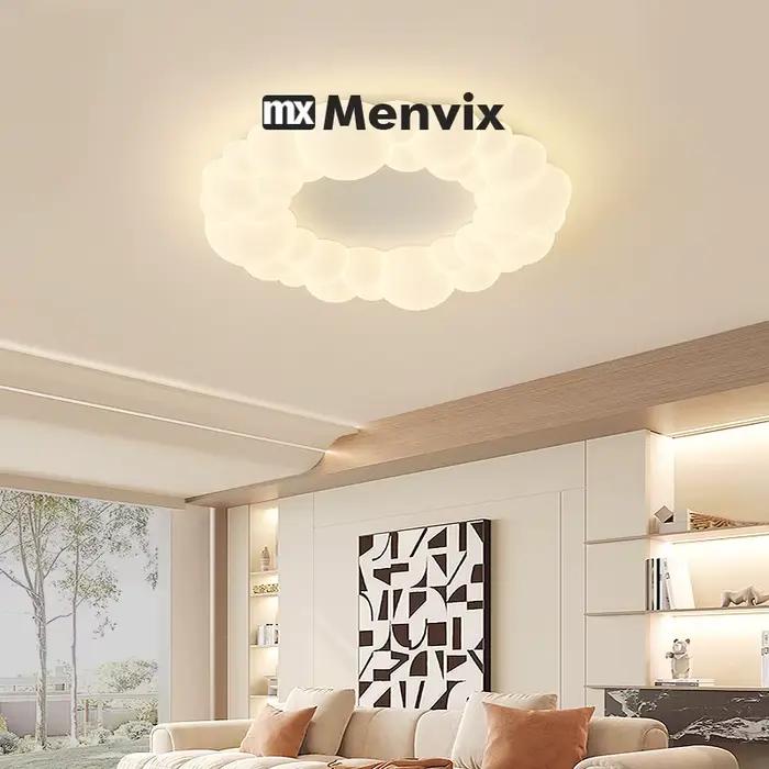 Plafonnier semi-encastré moderne à intensité variable avec abat-jour en acrylique, meuble lumineux pour couloir, chambre à coucher, cuisine, buanderie, salon