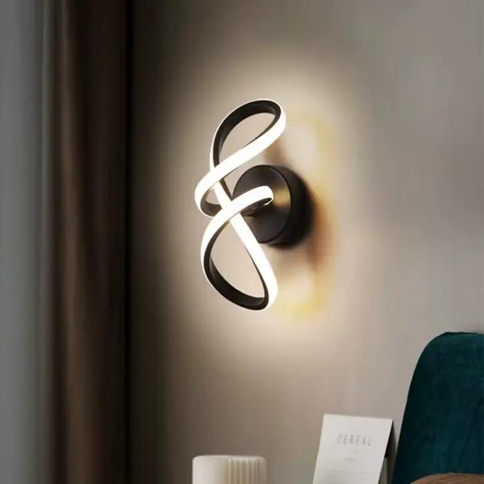 Applique murale LED moderne, luminaire d'intérieur pour chambre à coucher, salon, couloir, escalier, décoration de la maison, appliques murales LED