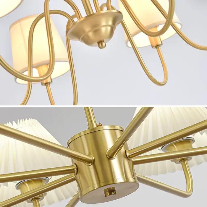 Luxe classique LED lustre lumière salon salle à manger chambre suspension décor à la maison spécial rustique Suspension Luminaire