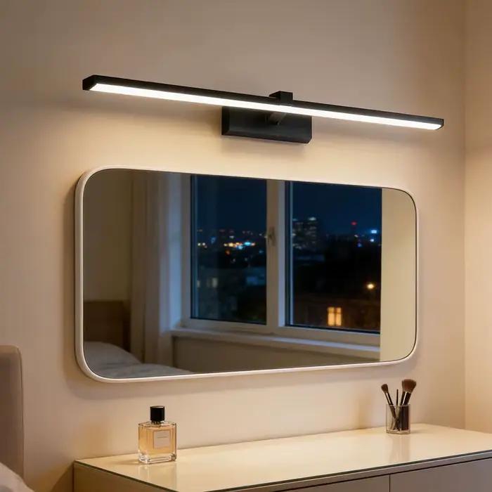 Applique murale LED moderne pour miroir de vanité, pour salle de bain, miroir de maquillage, lampe frontale, luminaire d'intérieur, décoration