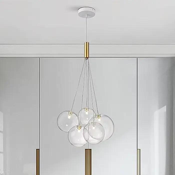 Plafonnier LED pouvez-vous psophila 3/5/9/15, 220V, composé de bulles de verre, éclairage d'intérieur, luminaire décoratif de plafond, idéal pour une salle à manger