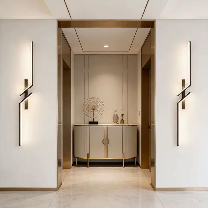 Applique murale LED moderne pour hall d'hôtel, salon, mur de fond de canapé, chambre à coucher, chevet, éclairage décoratif intérieur