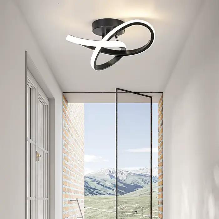 Plafonniers d'allée LED modernes éclairage domestique LED monté en Surface pour porche chambre salon couloir lumière balcon lumières