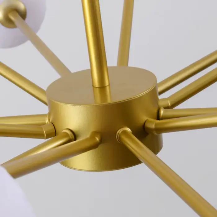 Lustre en verre au design nordique moderne, luminaire décoratif d'intérieur, disponible en noir, idéal pour un salon, une chambre à coucher, une salle à manger ou une cuisine