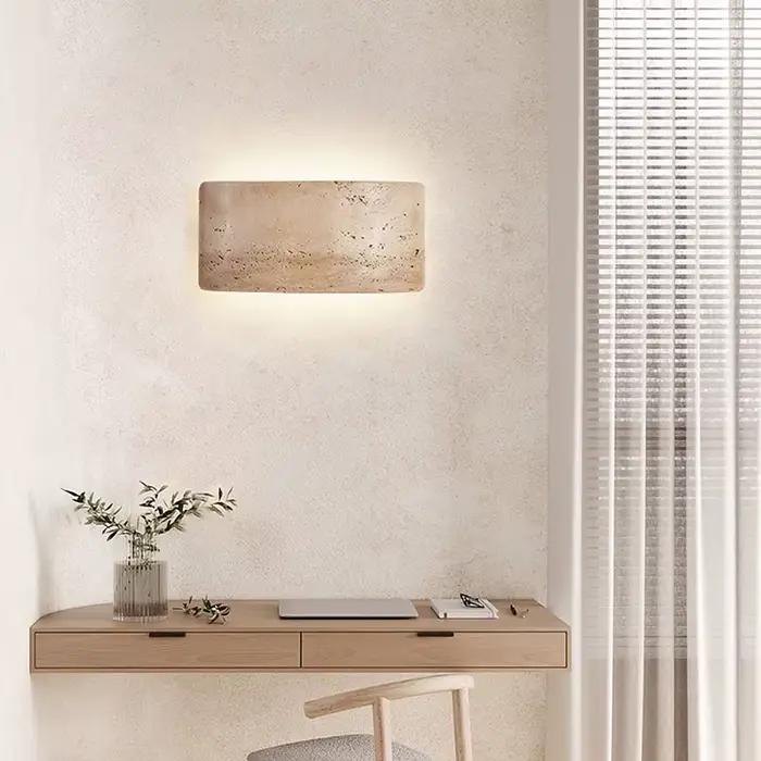 Crème Wabi Sabi Style chambre chevet applique salon salle à manger extérieur étanche rétro concepteur couloir Lmaping luminaire