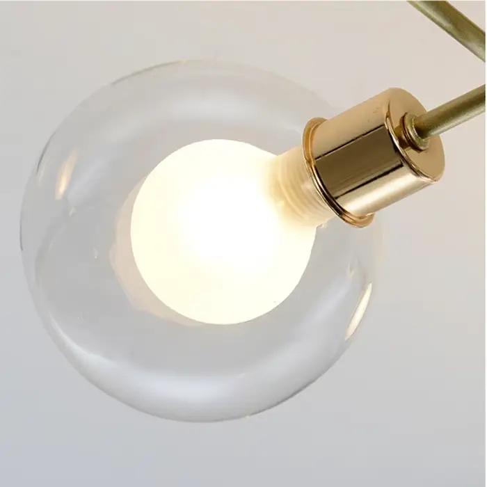 Lustre pour chambre et salon, design minimaliste moderne, éclairage créatif, lustre en cristal personnalisé pour restaurant