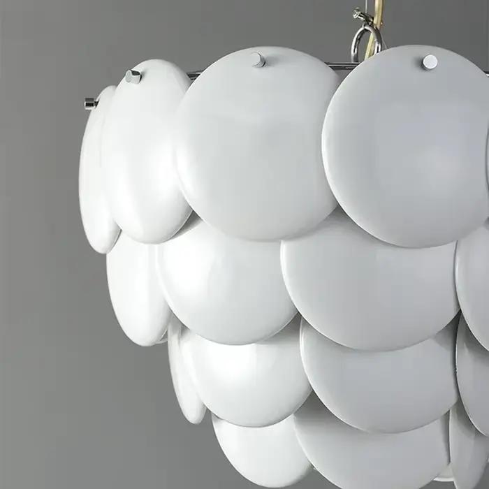 Lampe en céramique blanche design danois moderniste pour chambre à coucher salon et décoration d'intérieur élégante à offrir occasions spéciales