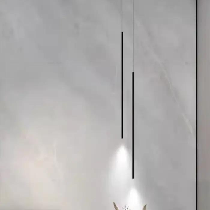 Lampes suspendues minimalistes en cuivre pour chevet, salon, salle à manger, cuisine, corps doré ou noir, fil de lustre réglable