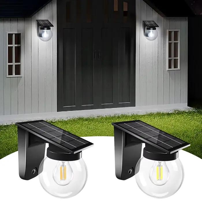 Lampe de paysage E27 ampoule lumière éclairage solaire applique étanche paysage rue Garage jardin voie porche granaire extérieur