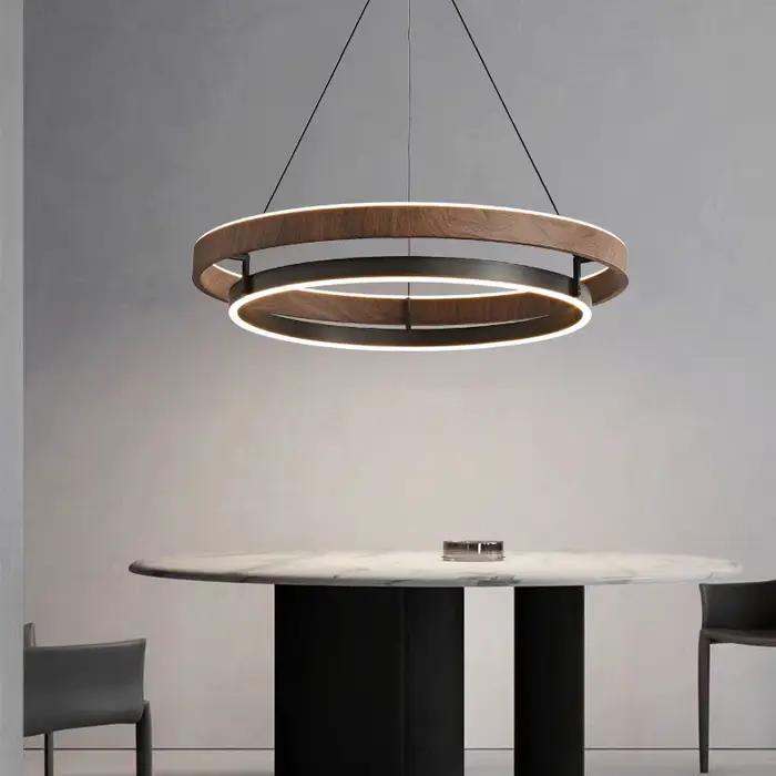Luminaire suspendu de style italien, lampe de plafond moderne minimaliste pour la salle à manger et la décoration de bureau